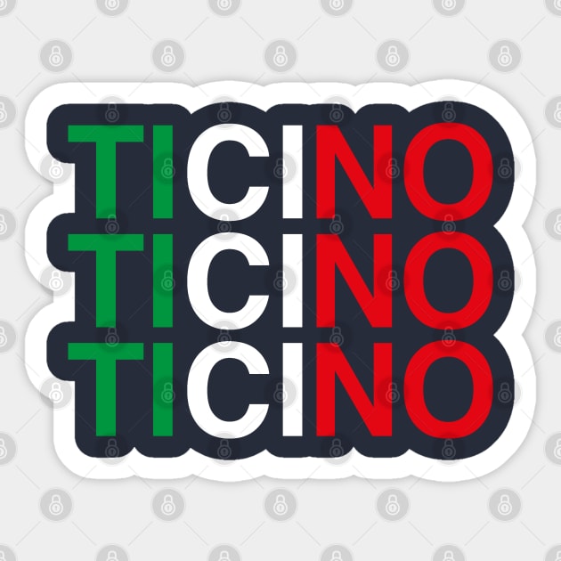 TICINO Italian Flag Sticker by eyesblau